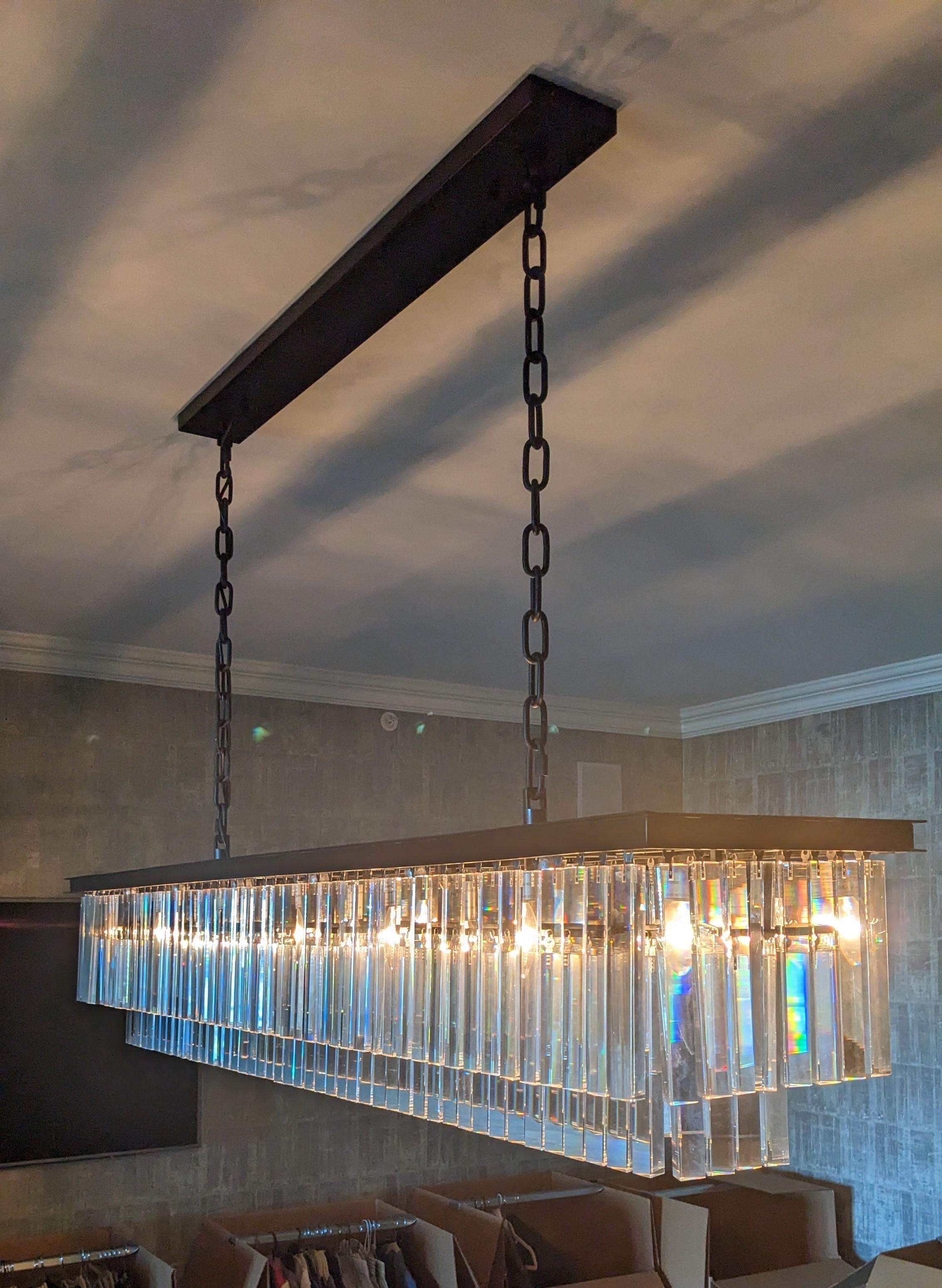 odeon crystal chandelier