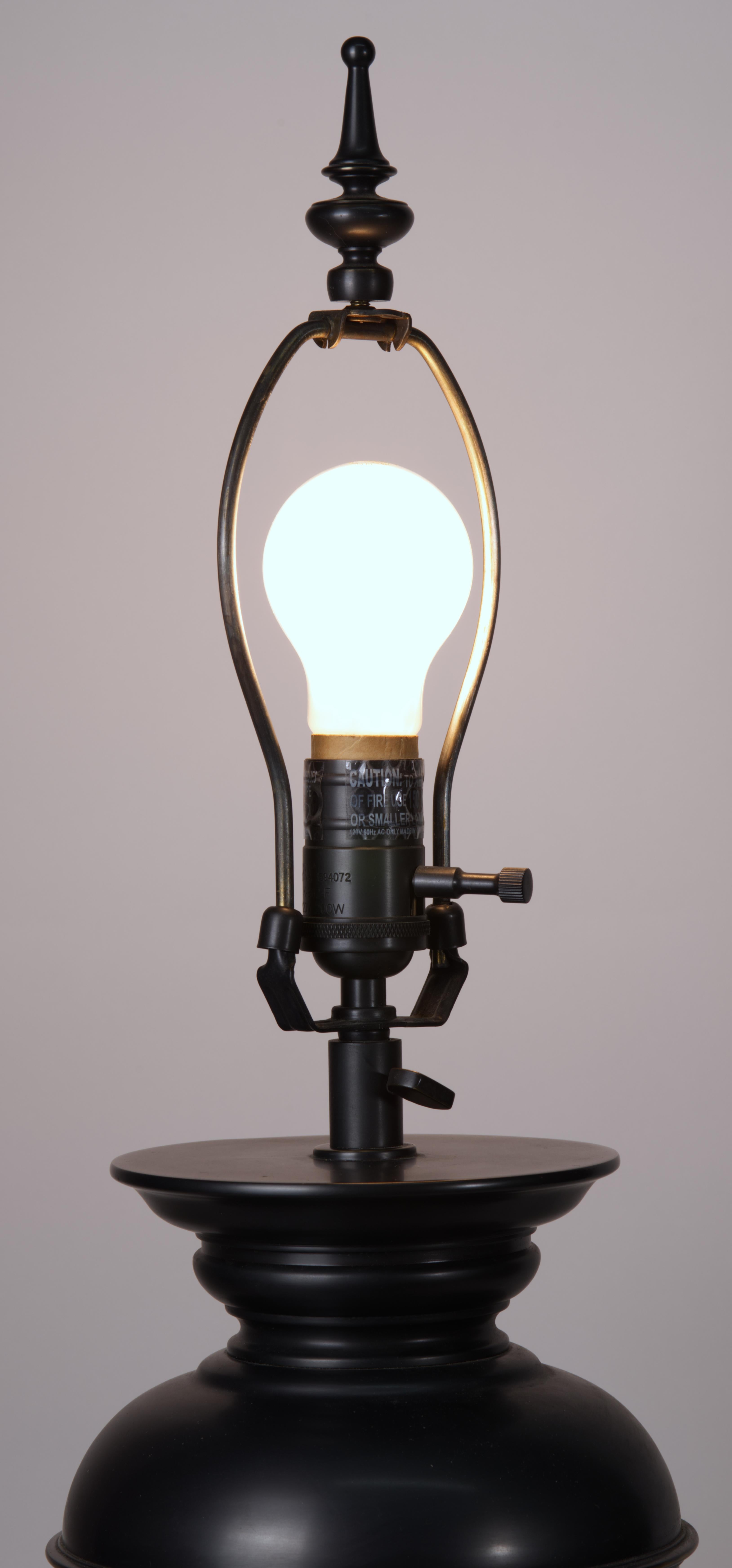 Vintage Restoration Hardware Bronze Urn Table Lamp For Sale 2