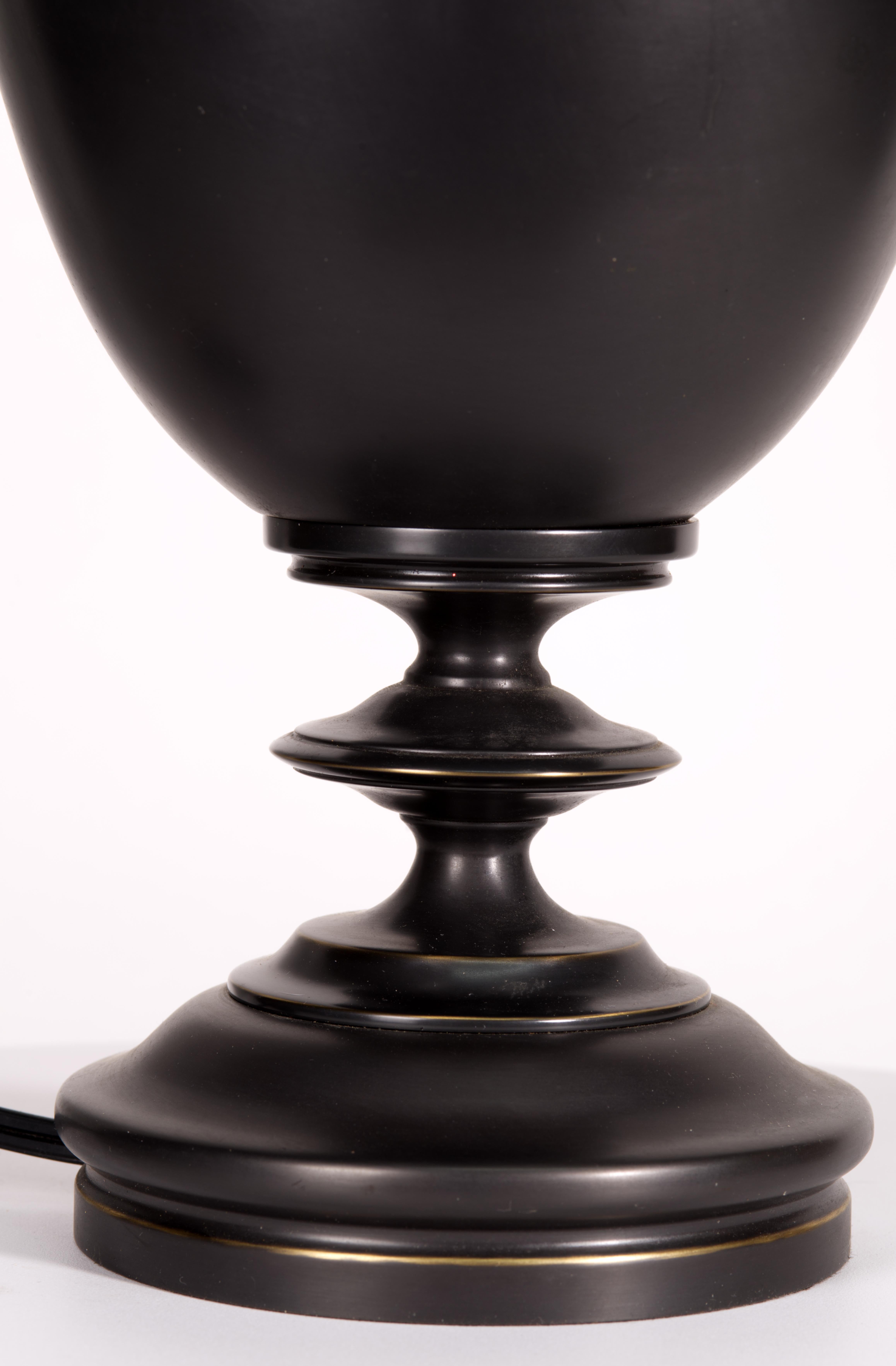 American Vintage Restoration Hardware Bronze Urn Table Lamp For Sale