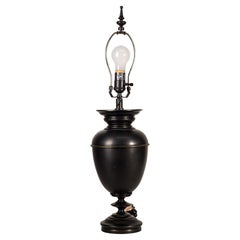 Vintage Restoration Hardware Bronze Urne Tischlampe