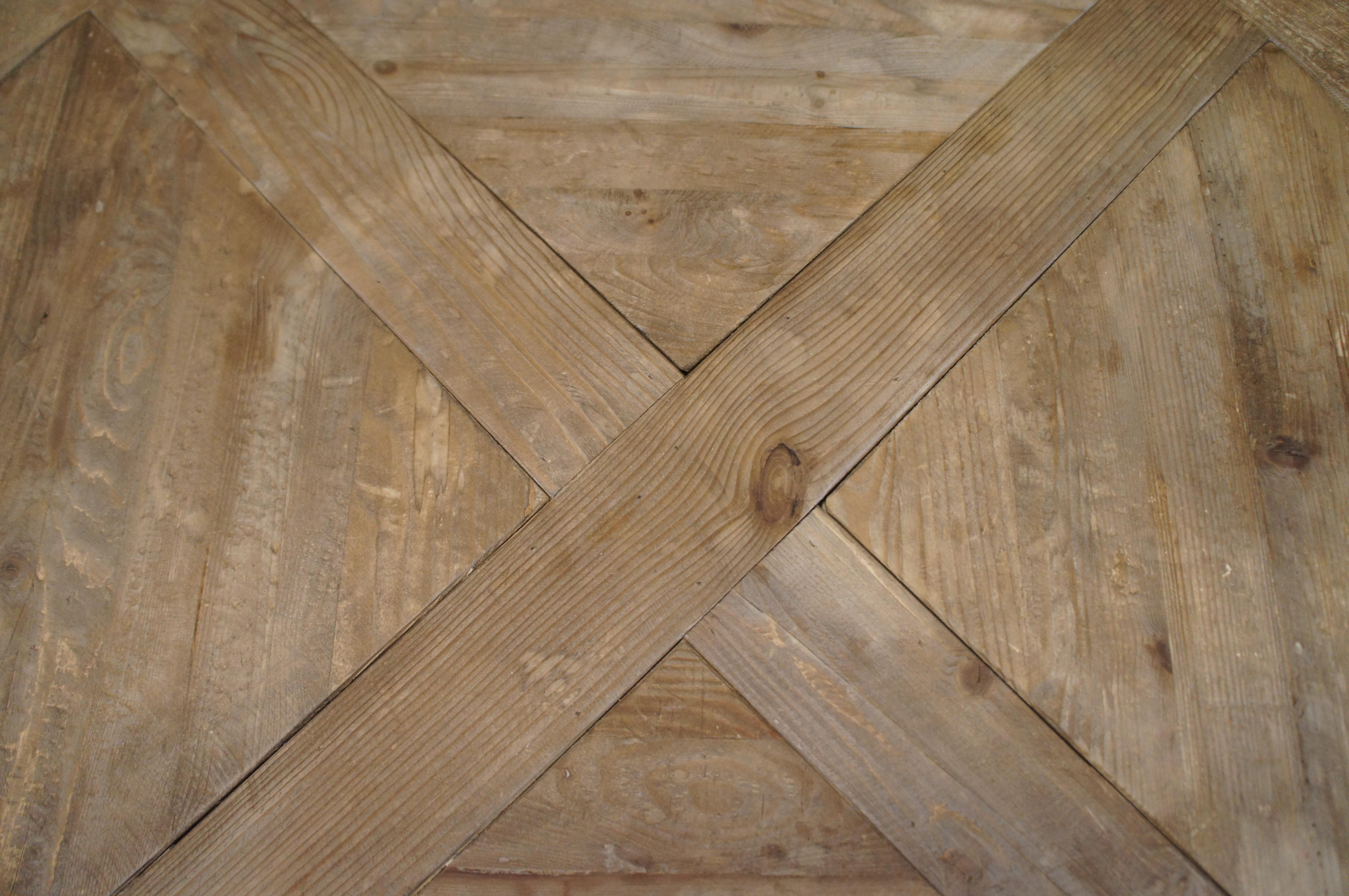 Vintage Restoration Hardware Rustic Pine Country Farmhouse Dining Table 48