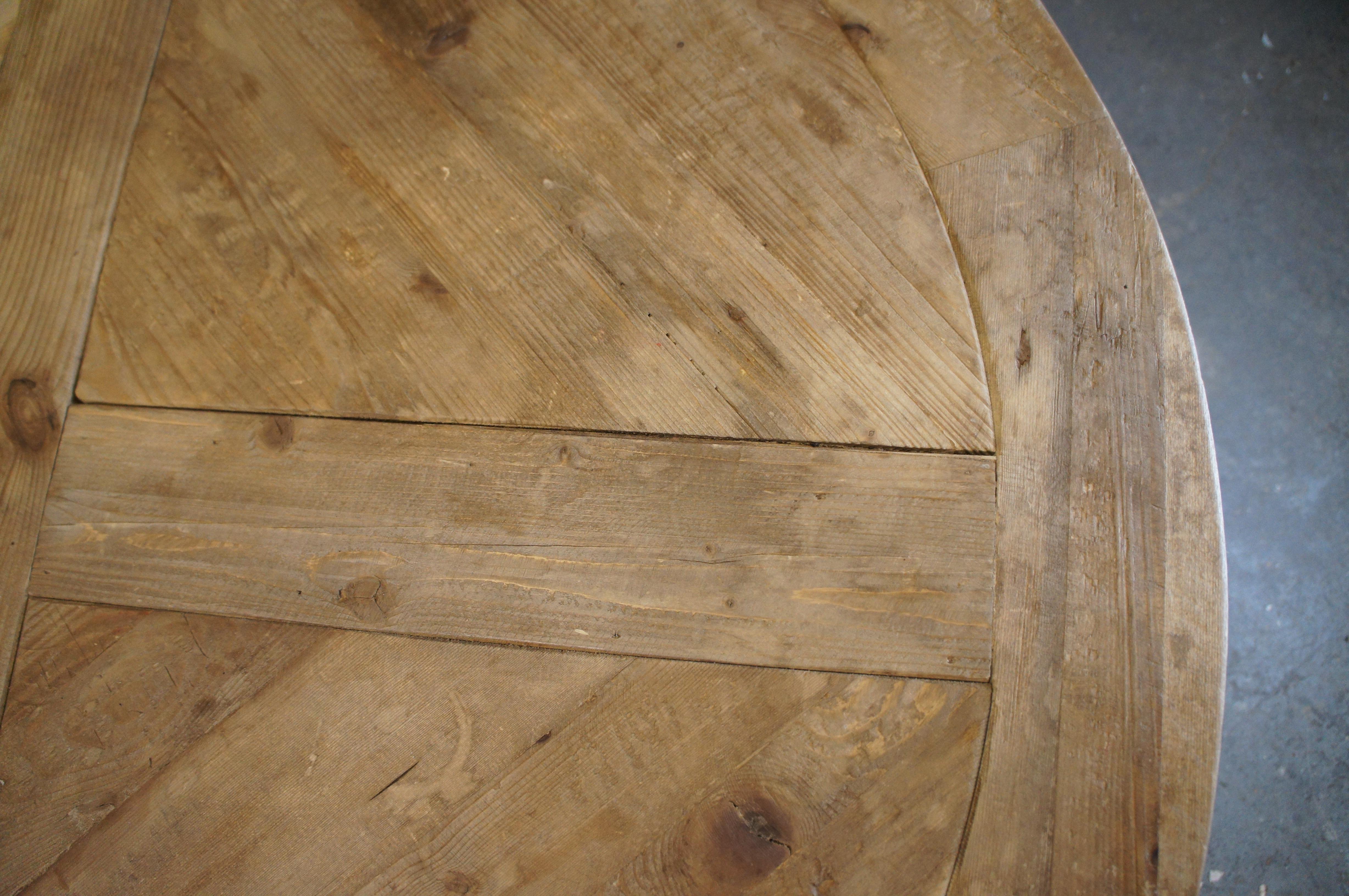 Vintage Restoration Hardware Rustic Pine Country Farmhouse Dining Table 48