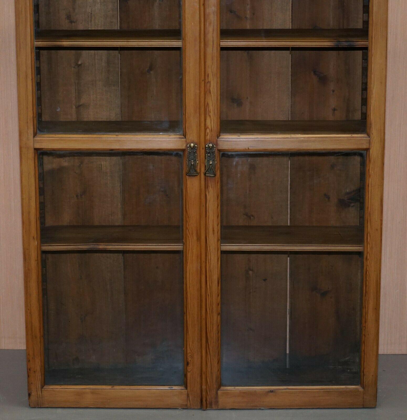 vintage library bookcase