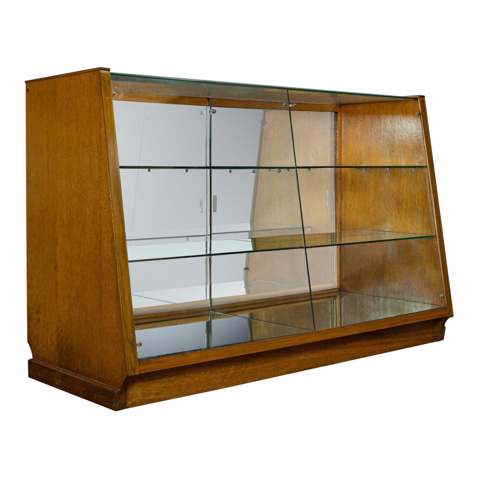 Vintage Retail Display Cabinet, Haberdashery, Shop, Showcase, Art Deco