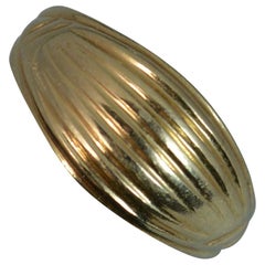 Vintage Retro 14 Karat Gold Tiffany & Co Bombe Band Ring