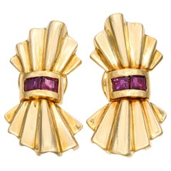 Ruby Clip-on Earrings