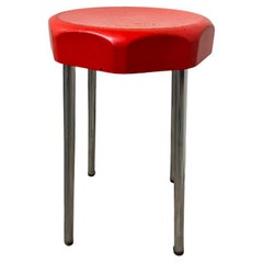 Vintage Retro Belgium Vynco Lux Stool, Belgian Mid-Century Design, 1960s–1970s