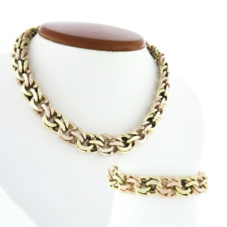 Vintage cartier gold link bracelet new arrivals