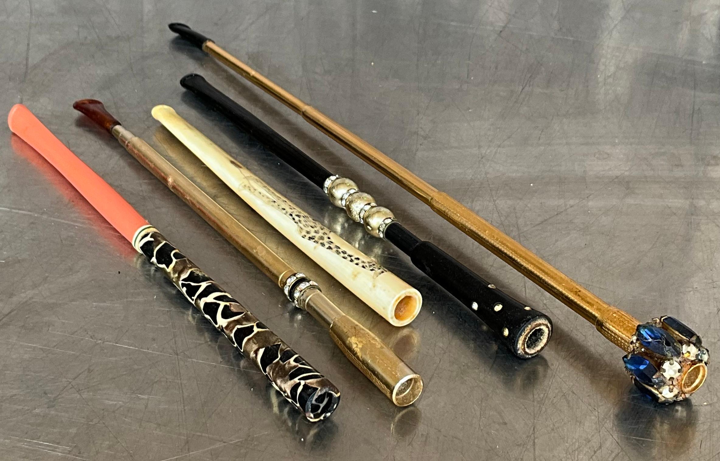 Vintage Retro Cigarette Holder- Set of 5 5