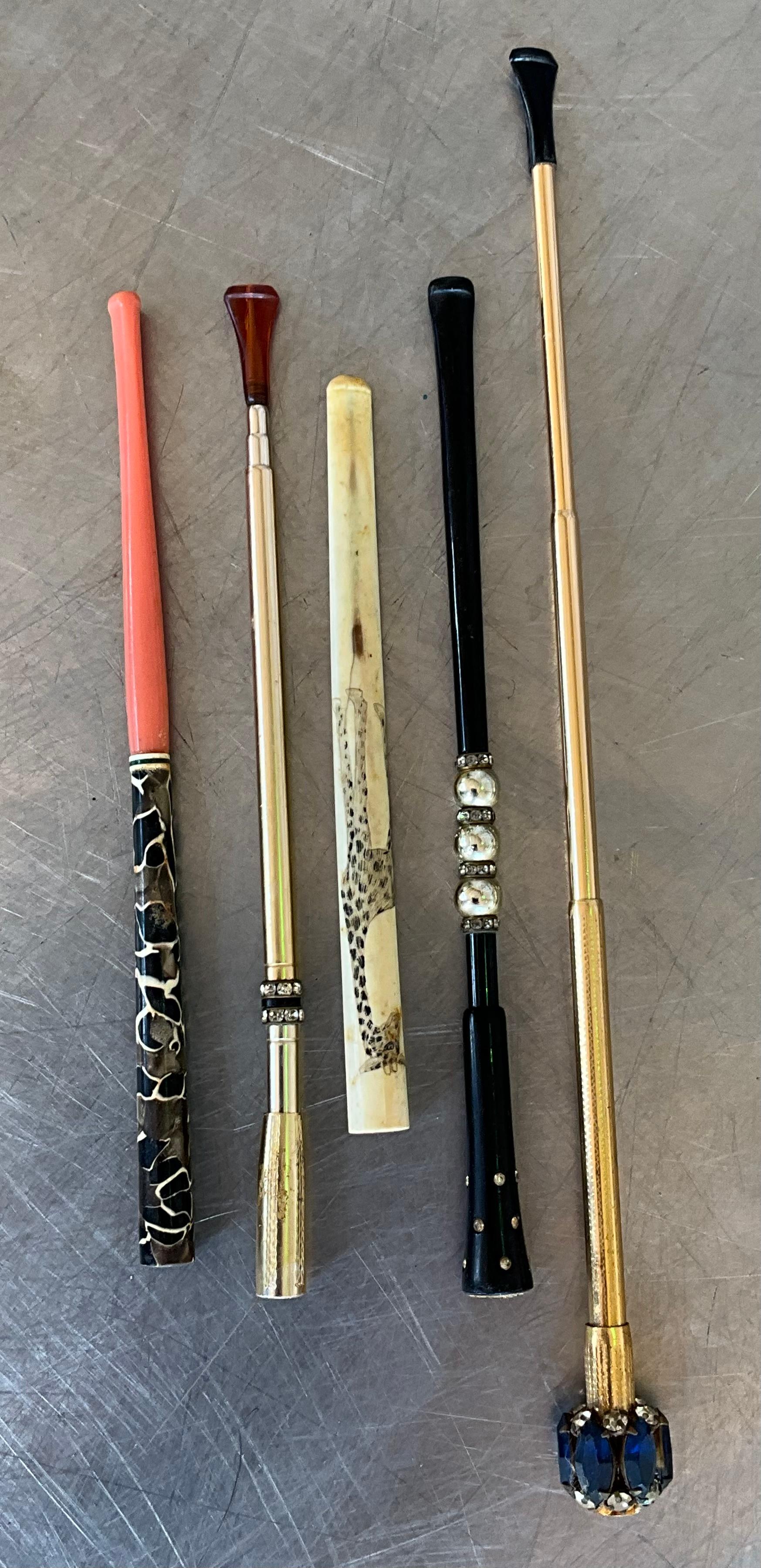 Vintage Retro Cigarette Holder- Set of 5 7