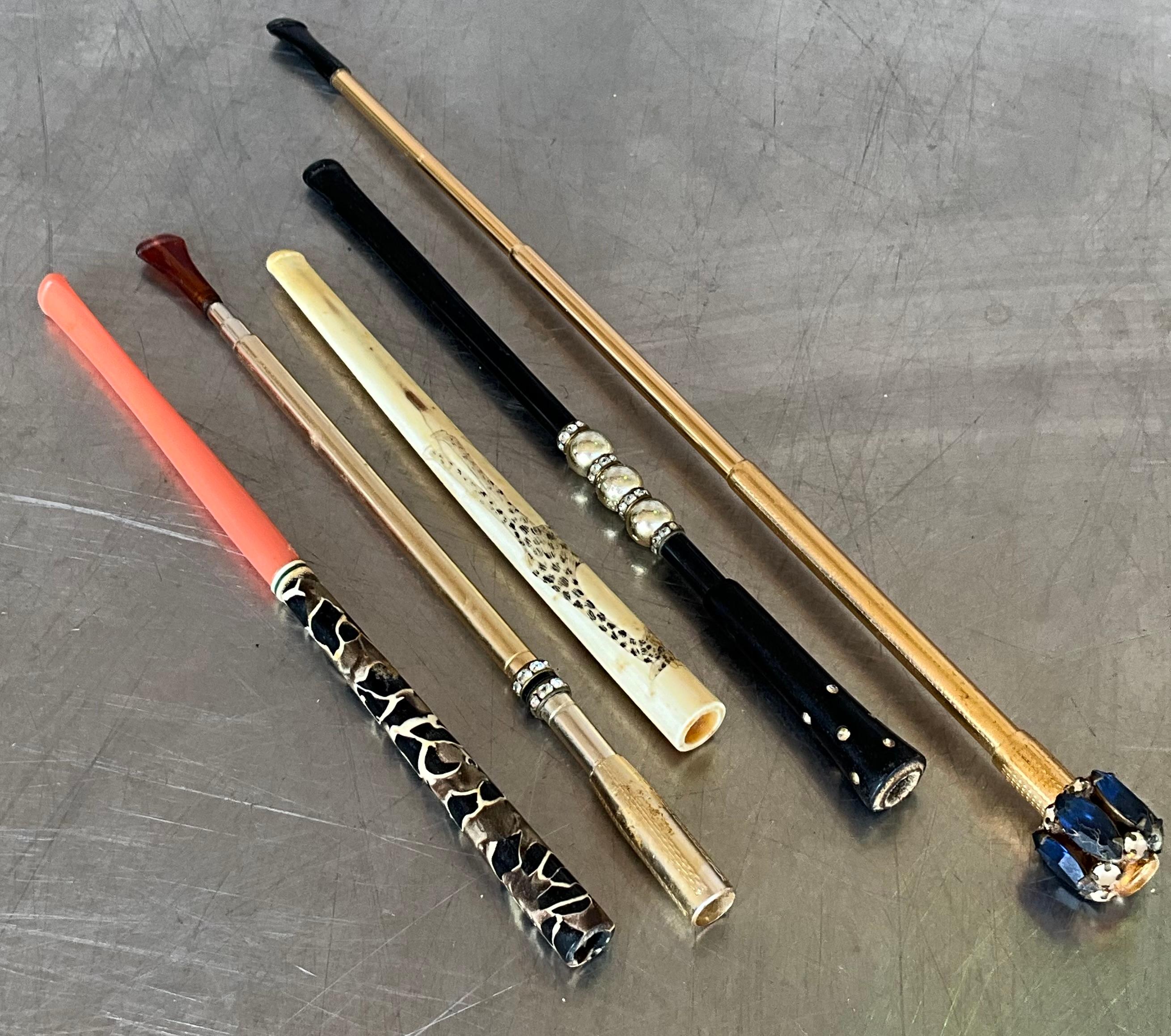 Vintage Retro Cigarette Holder- Set of 5 2