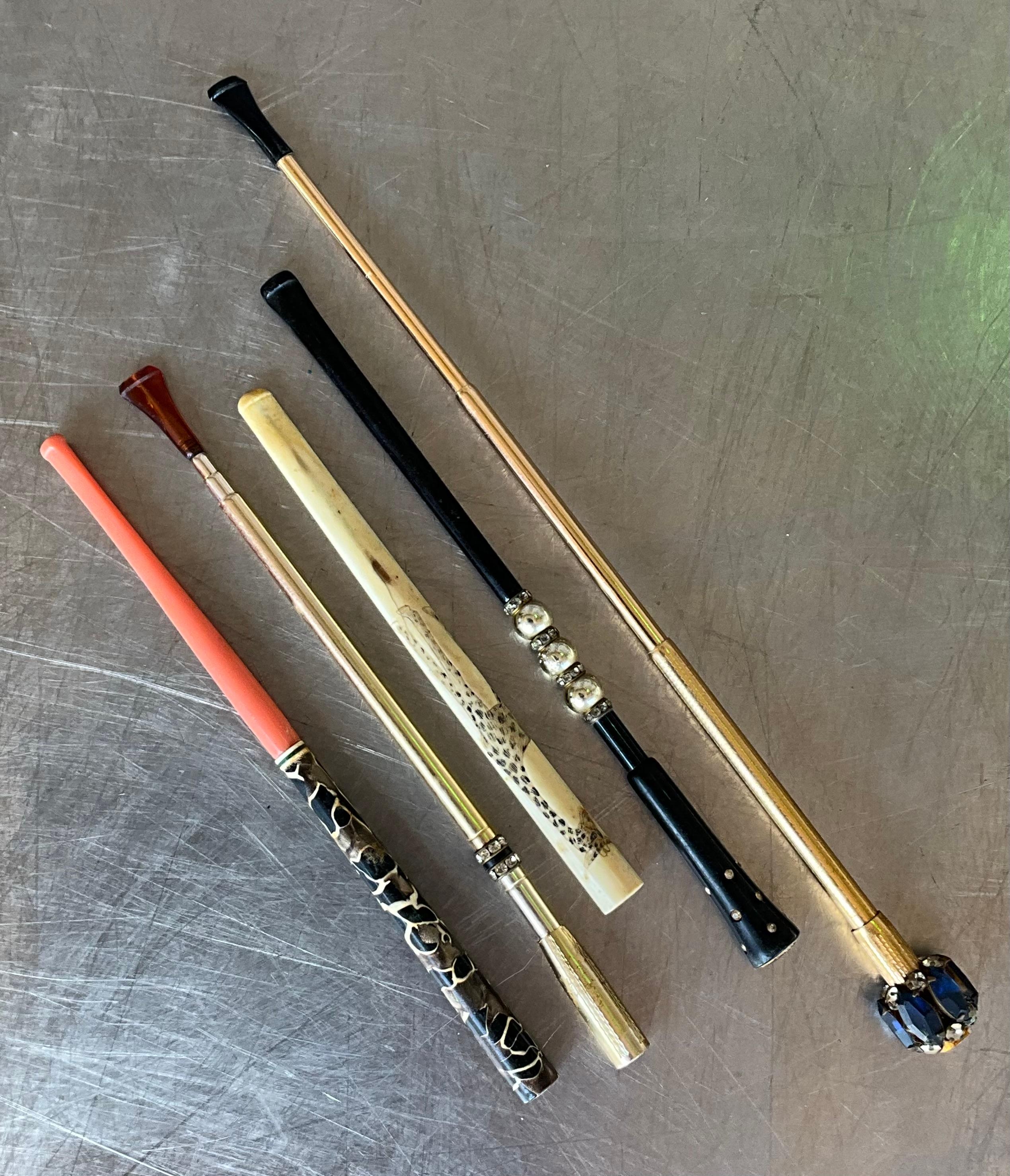 Vintage Retro Cigarette Holder- Set of 5 4