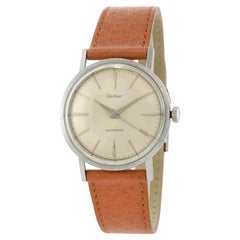 Vintage Retro Era Rare Cartier Automatic Dress Watch – Stainless Steel