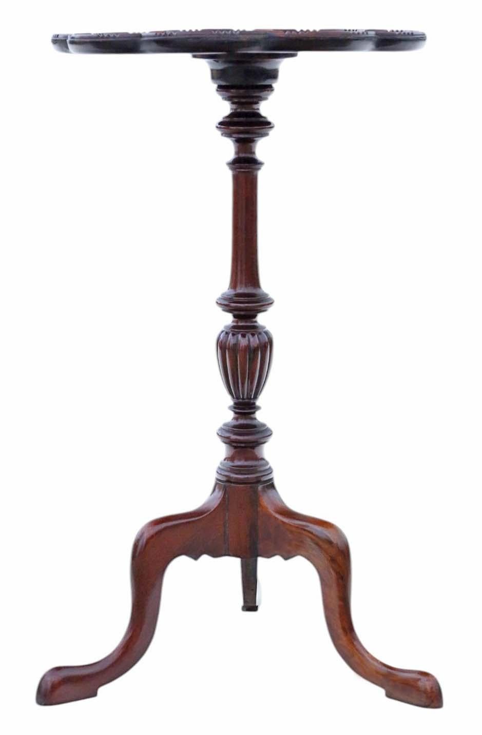 Vintage Retro Table à vin ou d'appoint en acajou de style Revive géorgien de belle qualité Bon état - En vente à Wisbech, Cambridgeshire