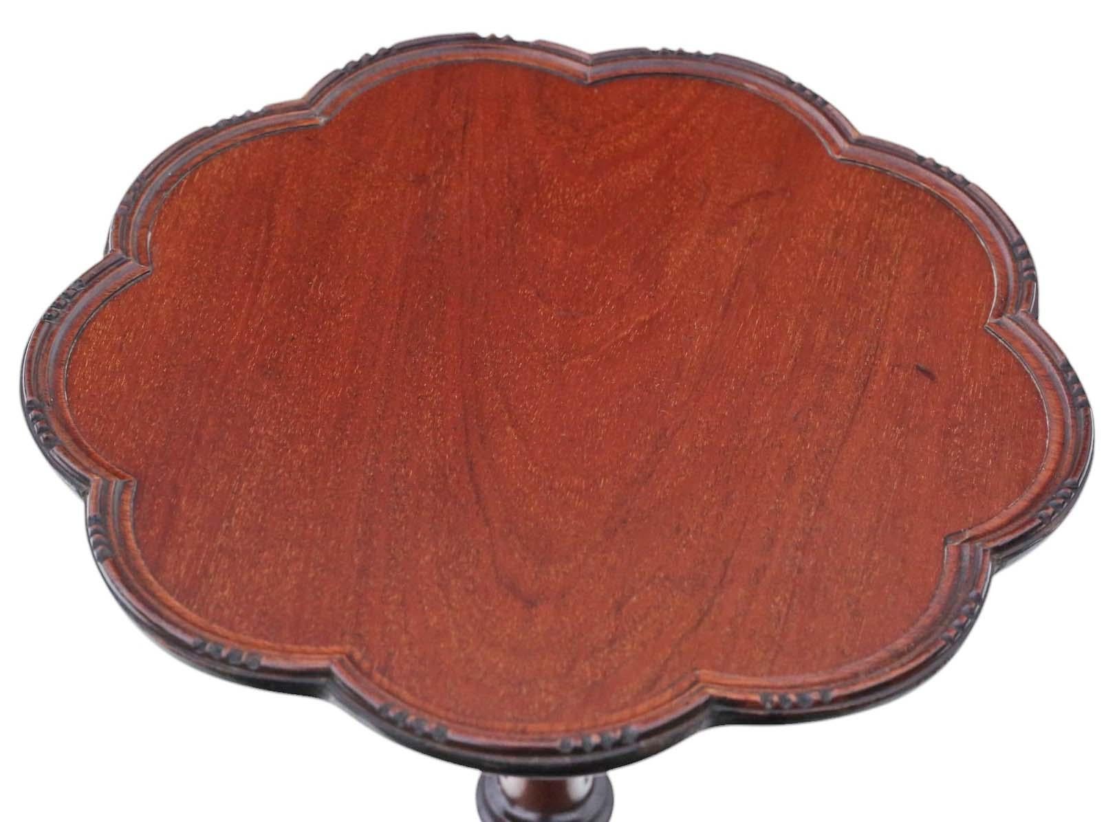 Acajou Vintage Retro Table à vin ou d'appoint en acajou de style Revive géorgien de belle qualité en vente