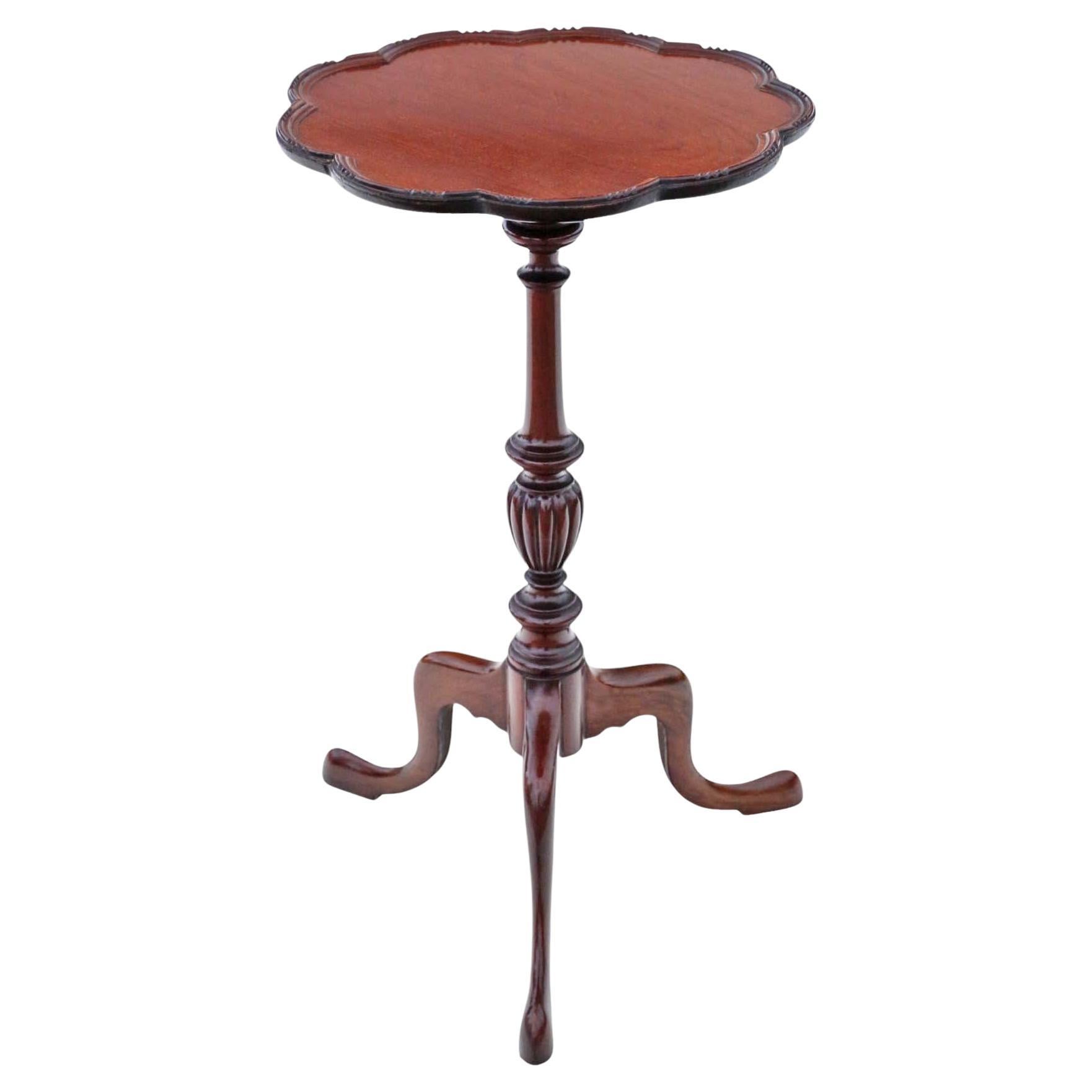 Mesa auxiliar o de vino de caoba de estilo georgiano retro vintage de gran calidad