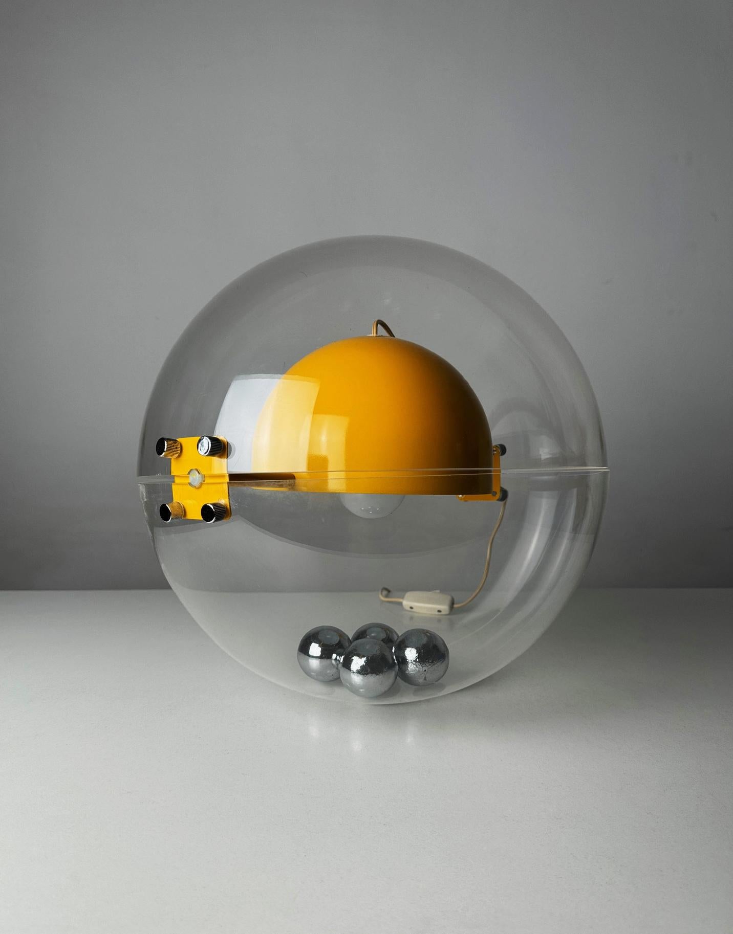 Spanish Vintage retro futuristic Globe by Rafael Carreras for Tramo 1971 Space Age