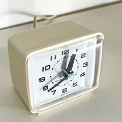 Vintage Retro General Electric Table Alarm Clock Model 7369 Teal Blue