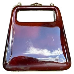 Vintage Retro Lucite Clutch