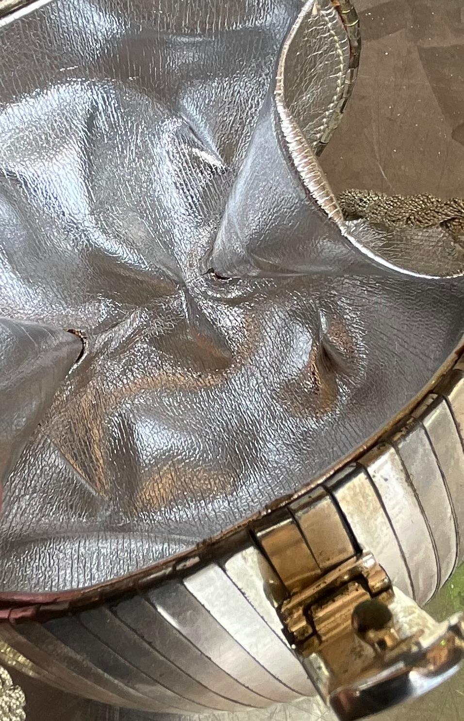 Vintage Retro Mirror Ball Clutch Crossbody Bag 2