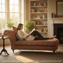 Vintage Retro M&S Chaise Lounge Sofa – Fine Quality