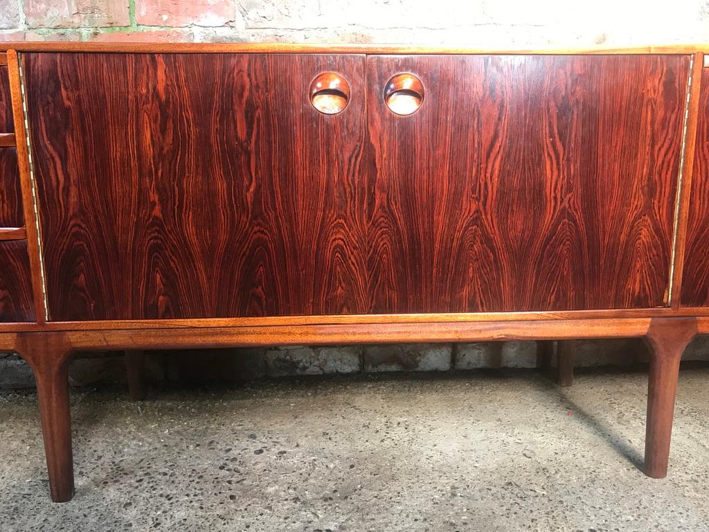 Vintage Retro Sideboard Round Handles Tom Robertson for McIntosh, 1960s For Sale 2