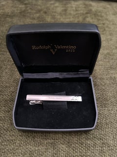 Fermacravatte Vintage By Valentino in custodia originale CIRCA 1980