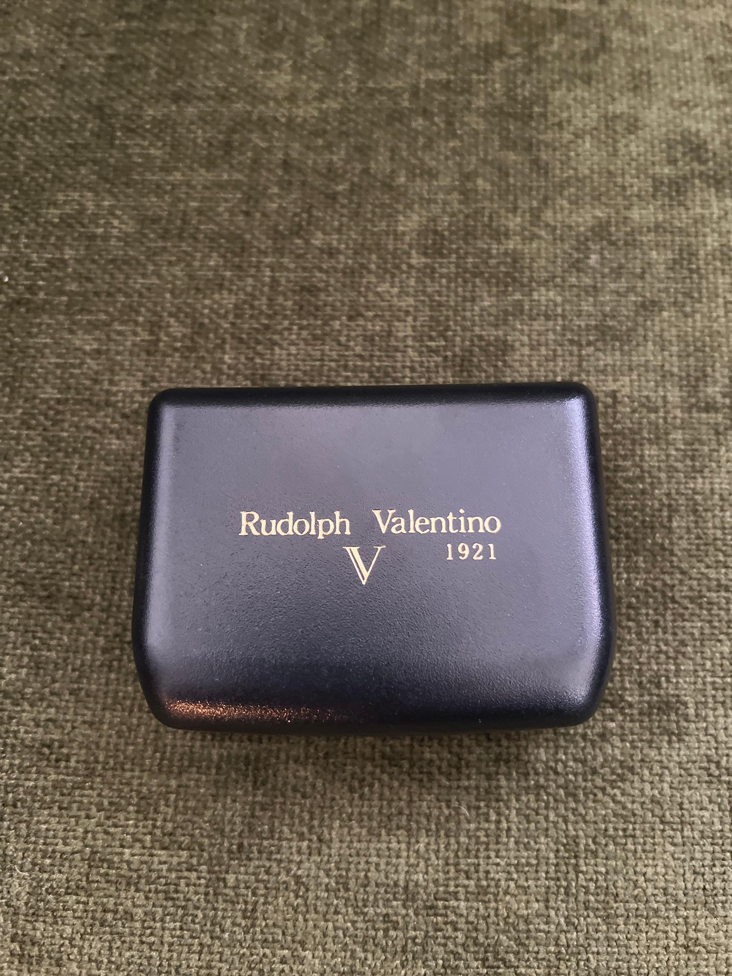 Vintage Retro Rudolph Valentino Tie Tack Clip In Original Case Circa 1980 en vente 2