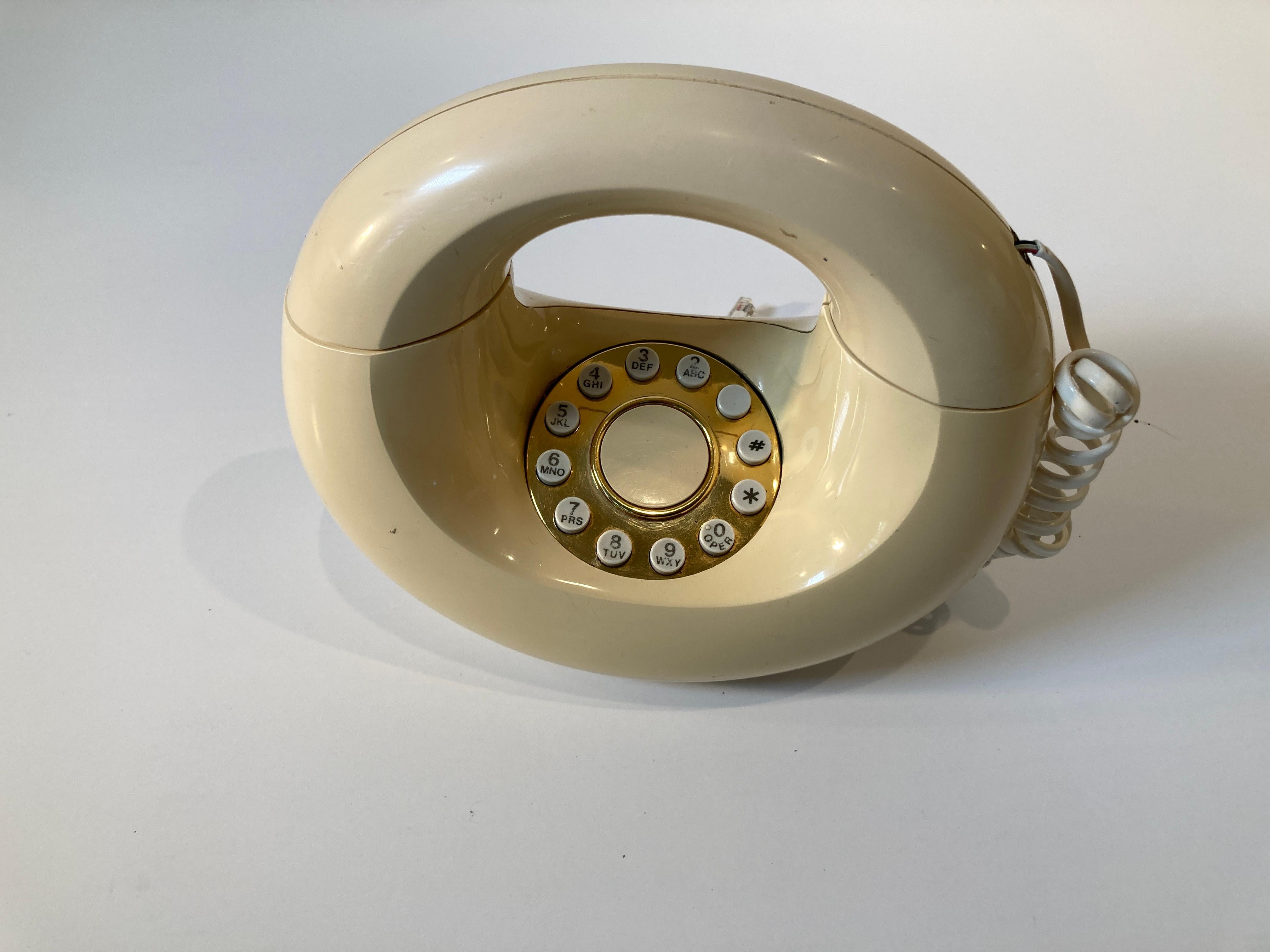 vintage donut phone