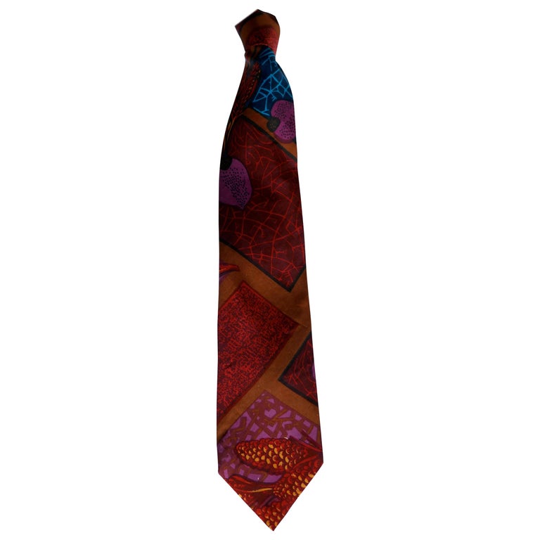 Vintage Retro Silk Tie, Pop Art Classic from 1960s For Sale at 1stDibs