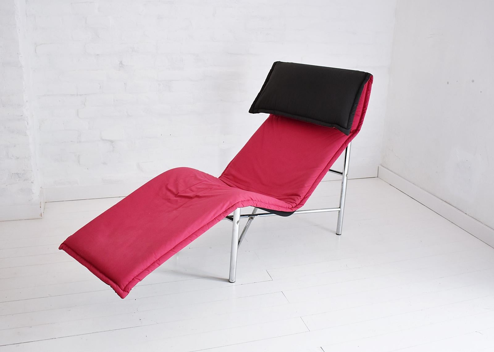 Scandinavian Modern Vintage Retro Skye Chaise Lounge by Tord Björklund for Ikea, 1980s