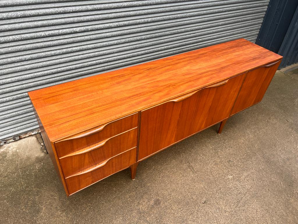 20th Century Vintage Retro Teak large Sideboard Credenza by Tom Robertson for McIntosh, 1960s For Sale