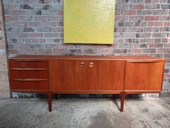 Vintage Retro Teak Sideboard Round Handles by Tom Robertson for McIntosh, 1960s