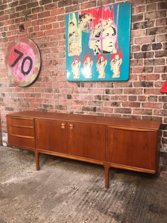 Vintage Retro Teak Sideboard Round Handles by Tom Robertson for McIntosh, 1960s