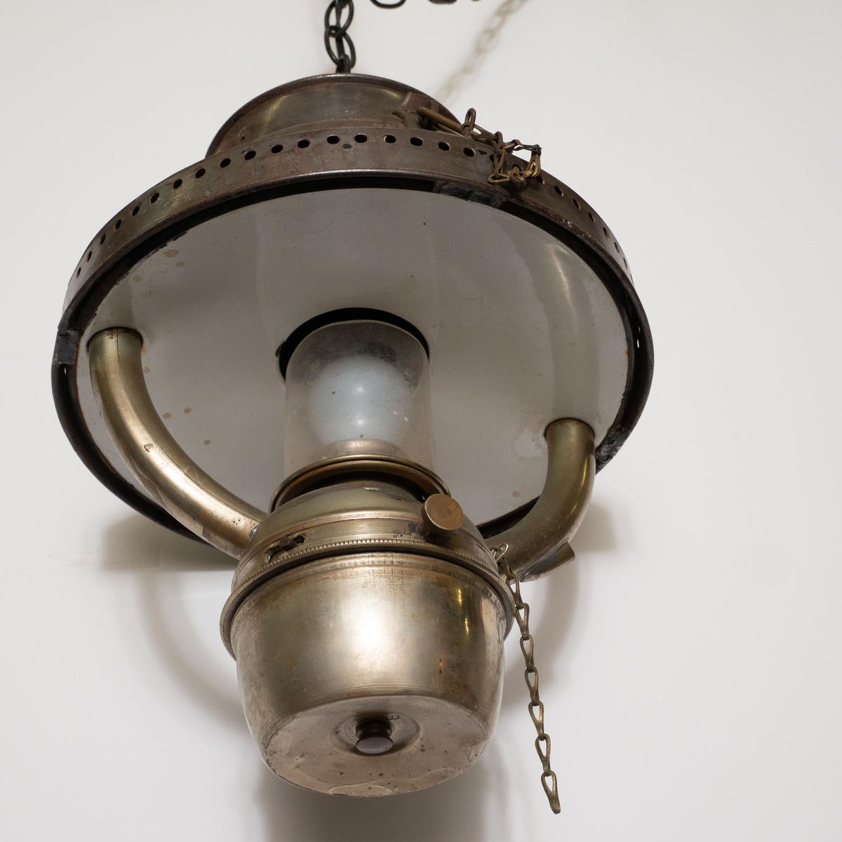 American Vintage Retrofitted Kerosene Lantern For Sale