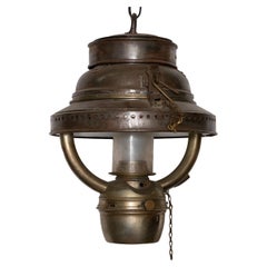 Vintage Retrofitted Kerosene Lantern