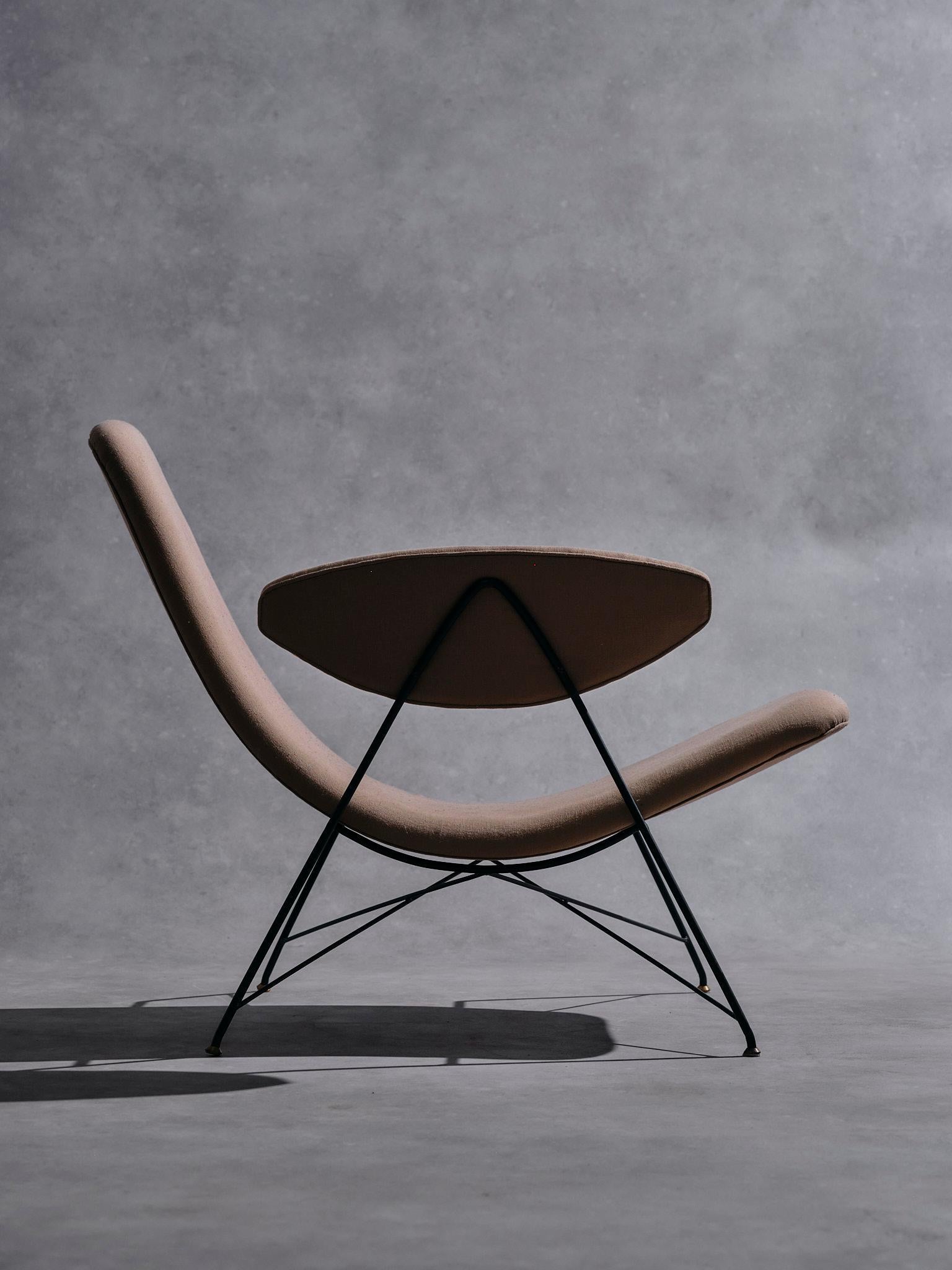 Brazilian Vintage 'Reversible' Armchair, Carlo Hauner & Martin Eisler, 1955, Brazil For Sale