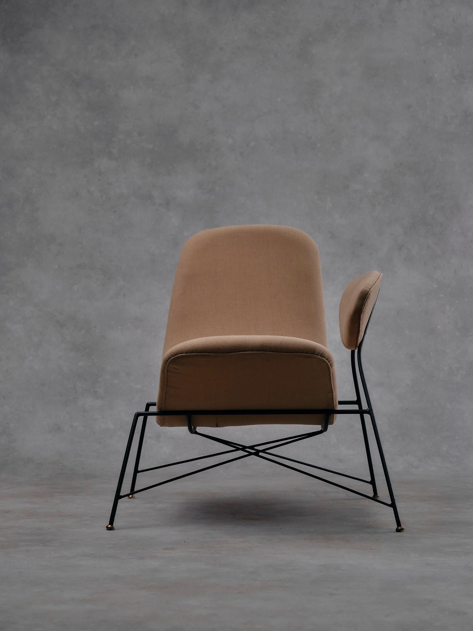 Vintage 'Reversible' Armchair, Carlo Hauner & Martin Eisler, 1955, Brazil In Good Condition For Sale In Amsterdam, NL