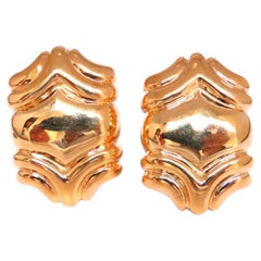 Vintage Revisit Klopfer Classic Iconic Ohrringe 14kt Gold 12579