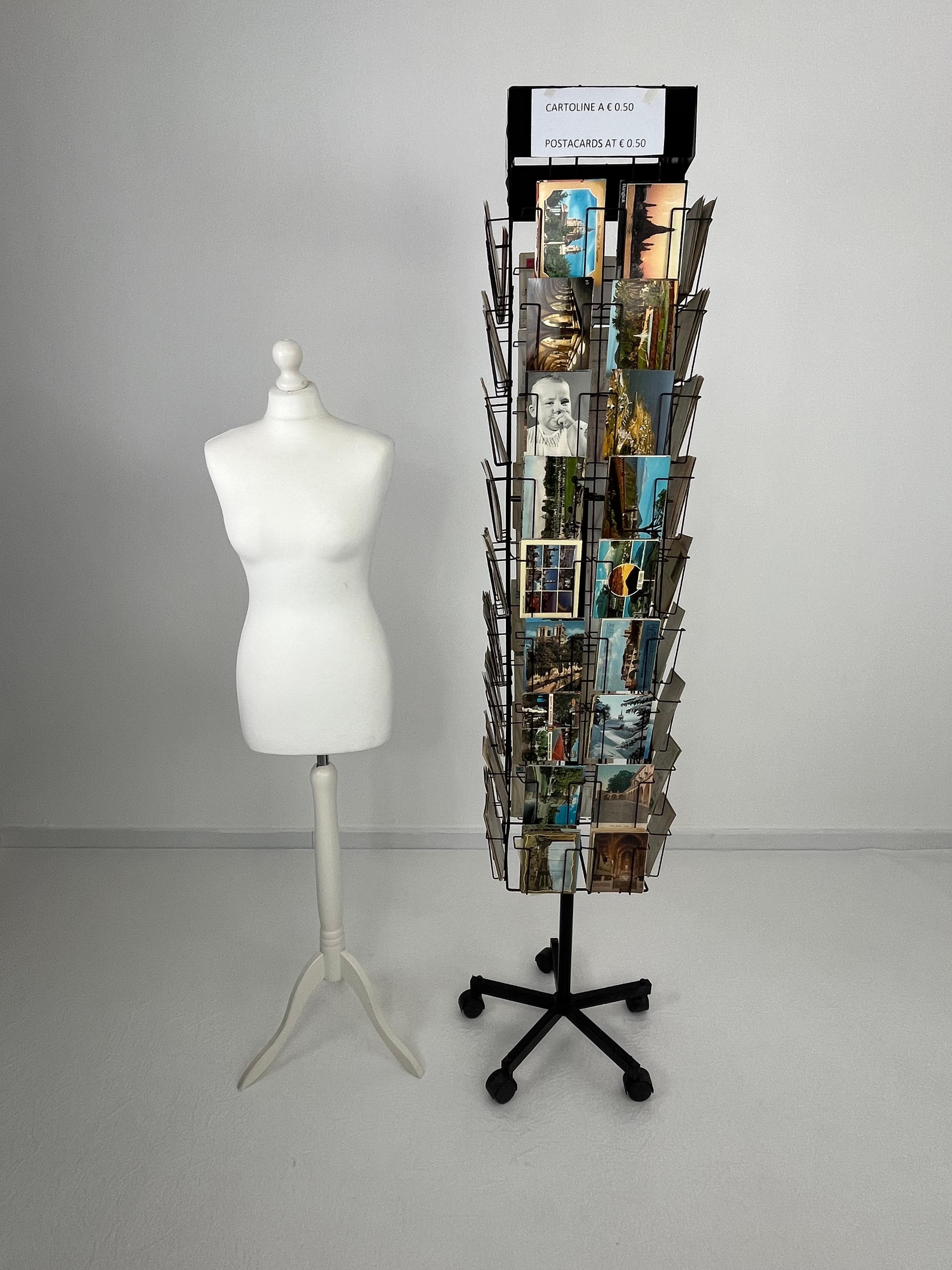 Vintage Revolving Display With Postcards, Made in Italy 1960s For Sale 2