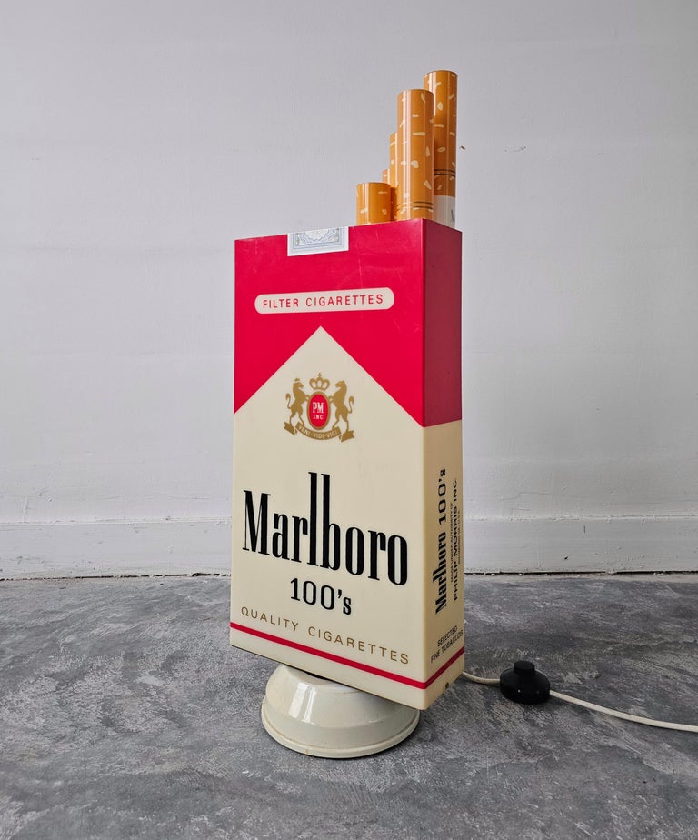 cigarette light up LED Cigarettes Sign | Sign | 11"h x 27"w x 1"d up your space with warm Close up of a young