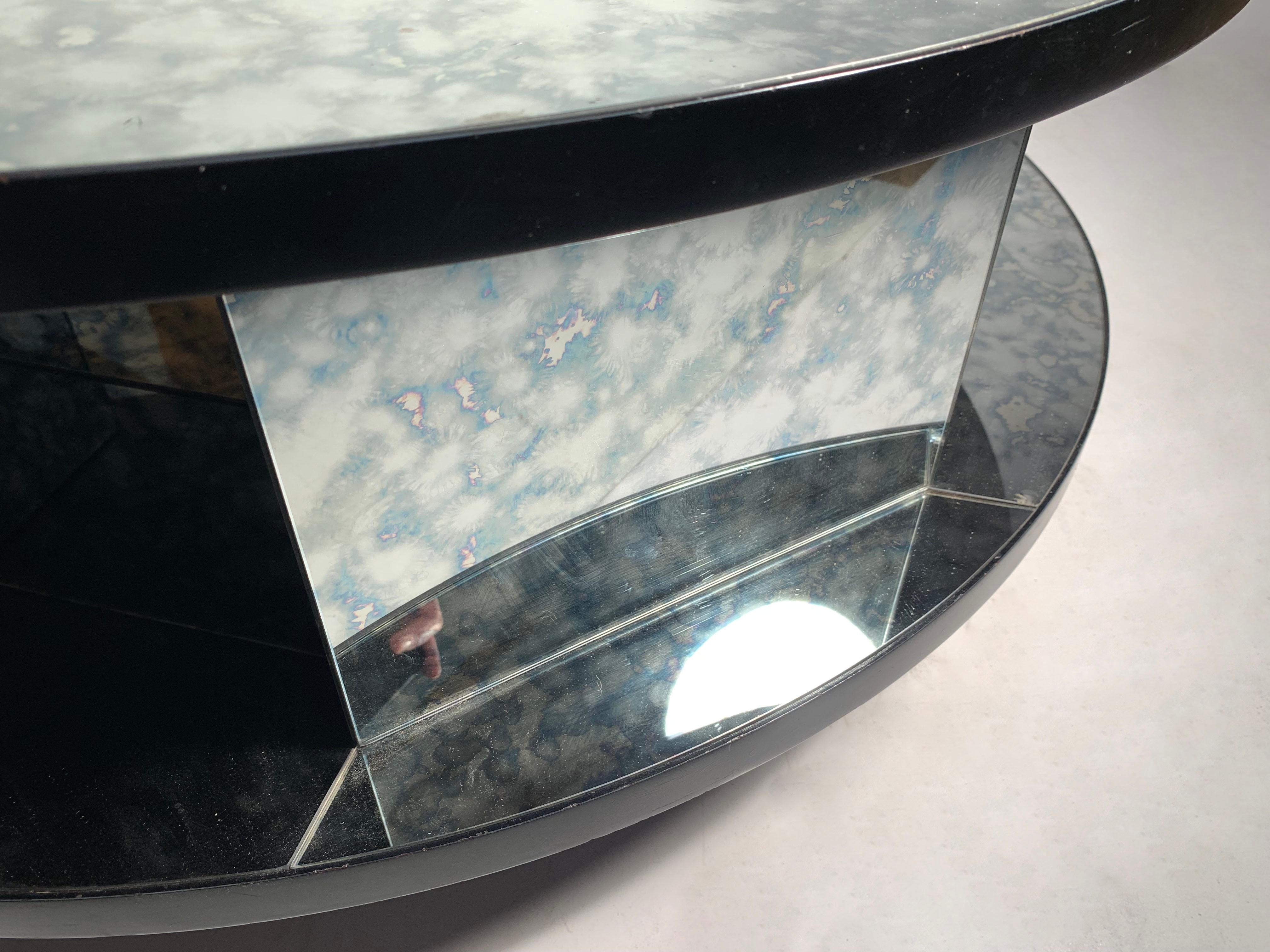 Miroir Table basse révolue Paul Laszlo / Samuel Marx / Baughman style en vente