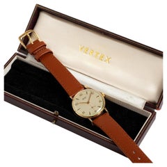 Vintage Revue Dress Watch, 9k Yellow Gold. 1950s, Outstanding Condition for Age