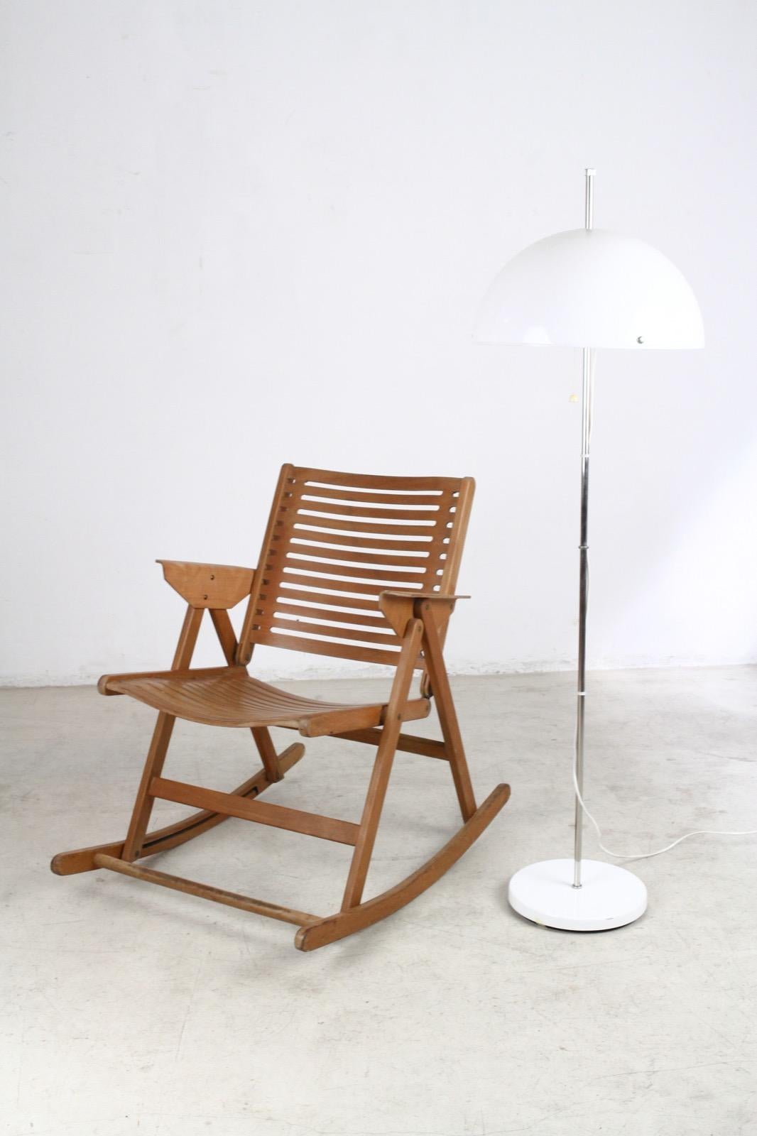 Beech Vintage Rex Rocking Chair by Niko Kralj, 1950s