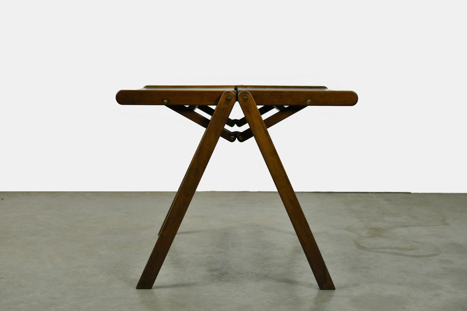 Slovenian Vintage “REX” sidetable by Niko Kralj for Stol Industrija Pohistva, 1950s For Sale