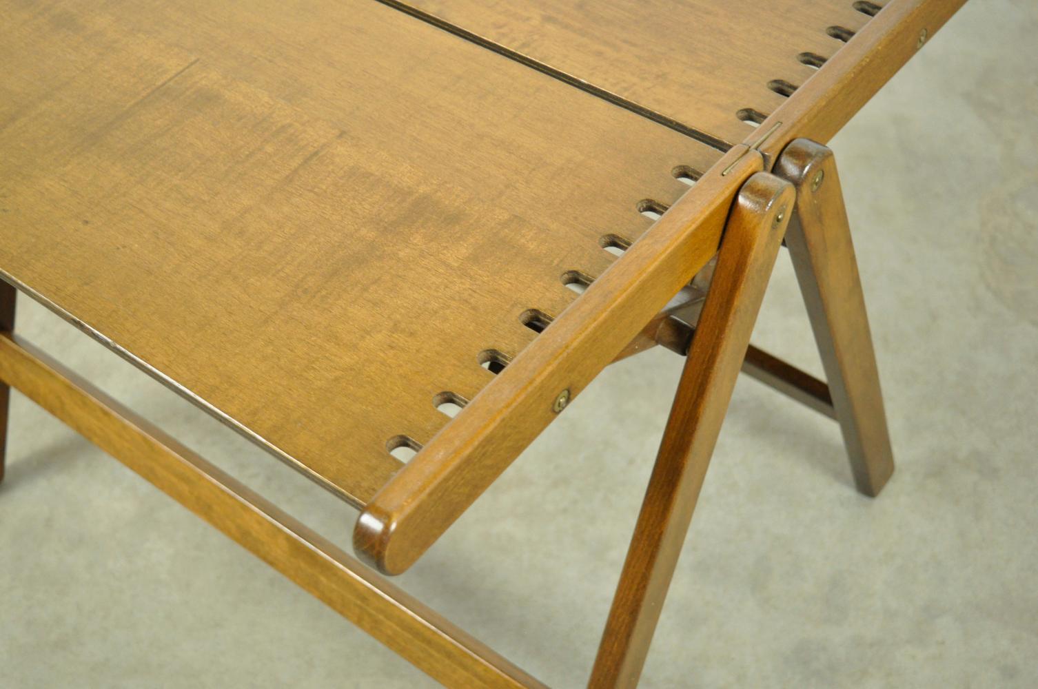 Wood Vintage “REX” sidetable by Niko Kralj for Stol Industrija Pohistva, 1950s For Sale