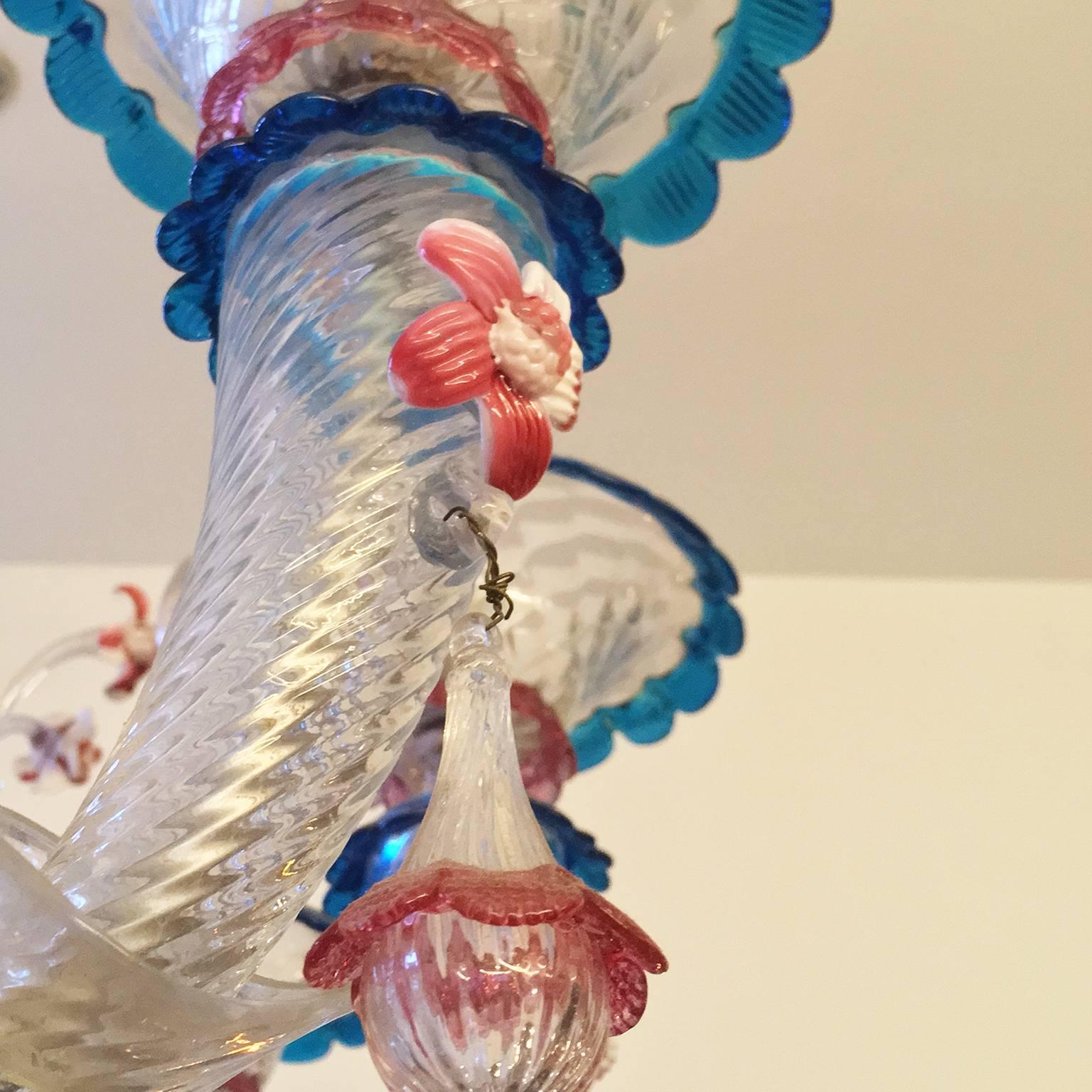 vintage murano glass chandelier for sale