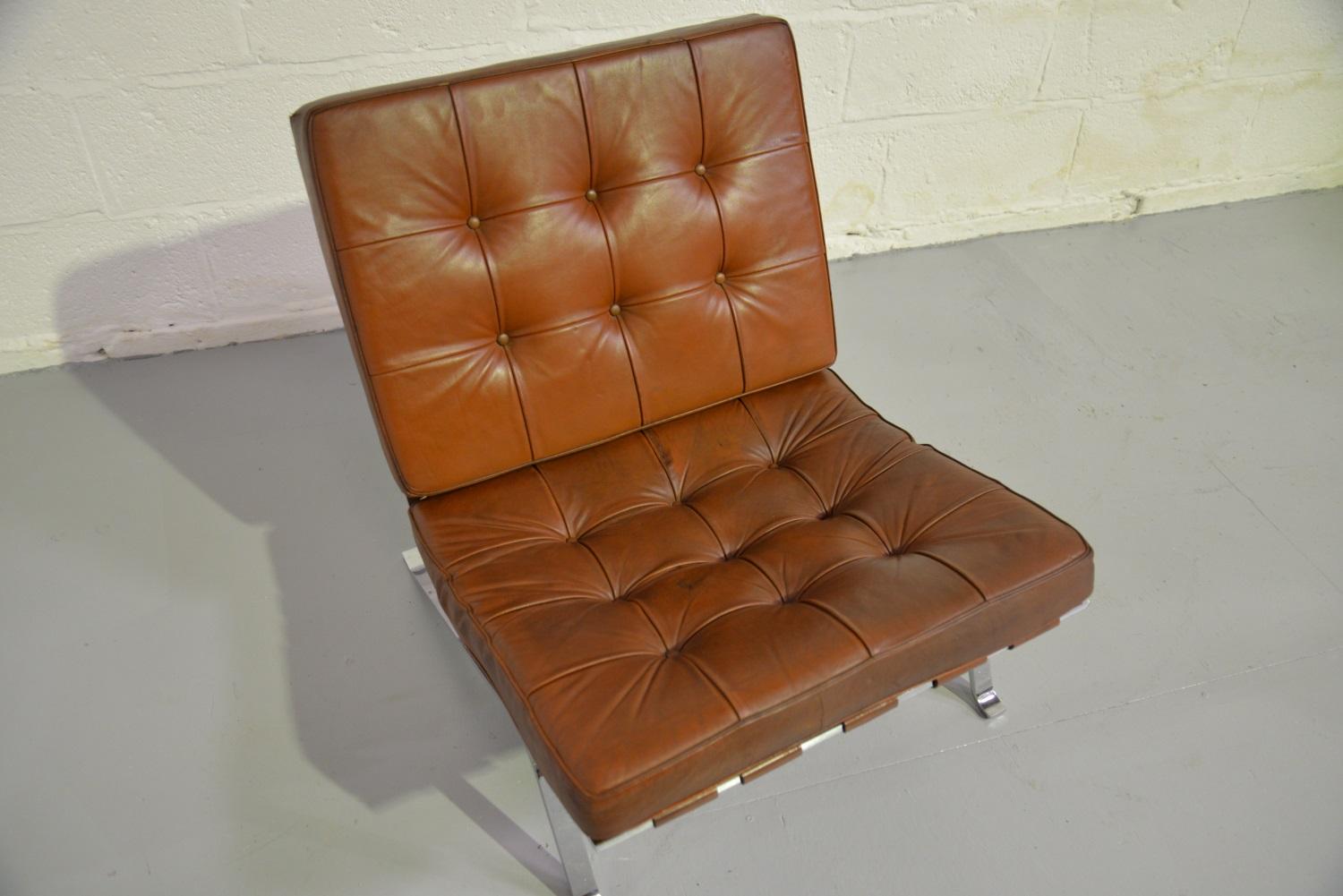Leather Vintage RH-301 Lounge Chair by Robert Haussmann for De Sede, Switzerland 1954 For Sale