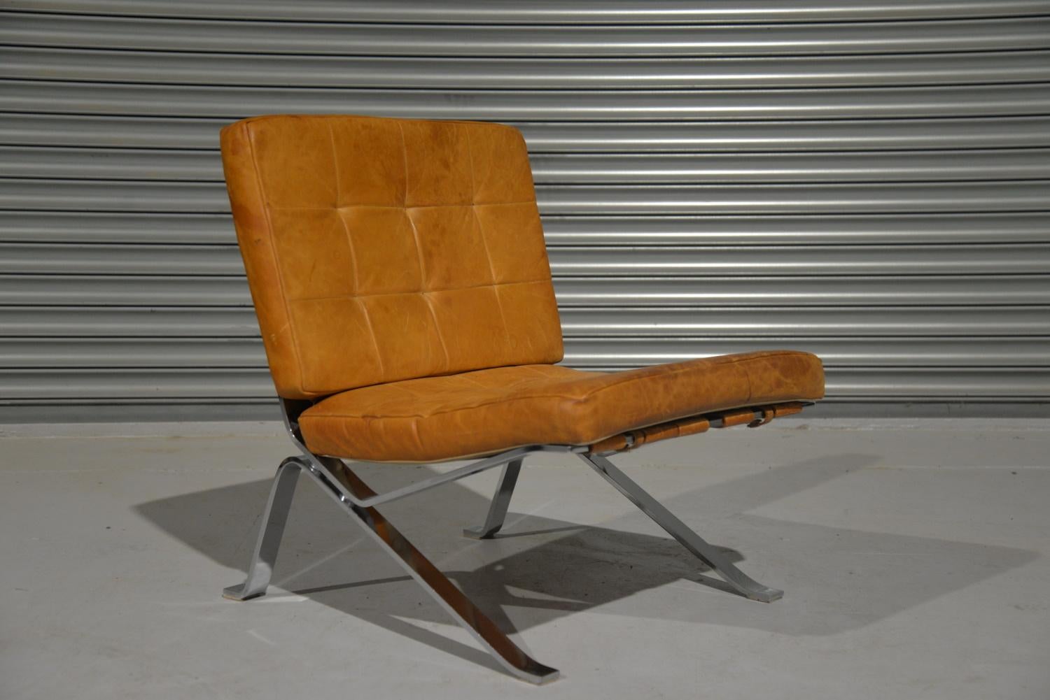 Vintage Rh-301 Lounge Chair by Robert Haussmann for De Sede, Switzerland, 1954 For Sale 4