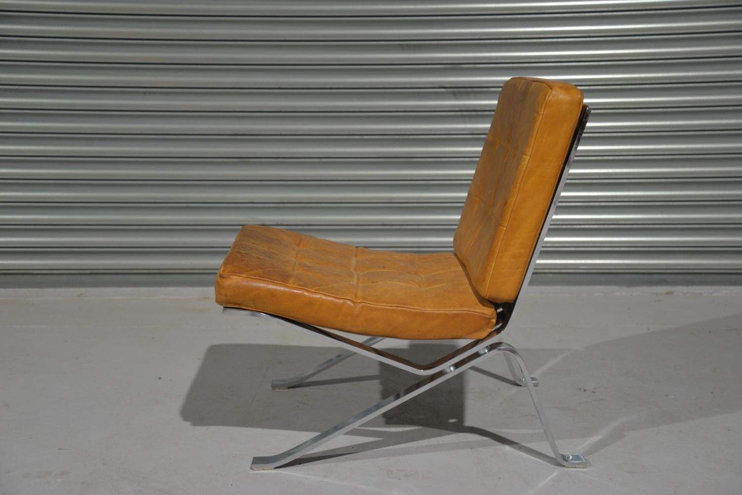 Mid-Century Modern Vintage Rh-301 Lounge Chair by Robert Haussmann for De Sede, Switzerland, 1954 For Sale